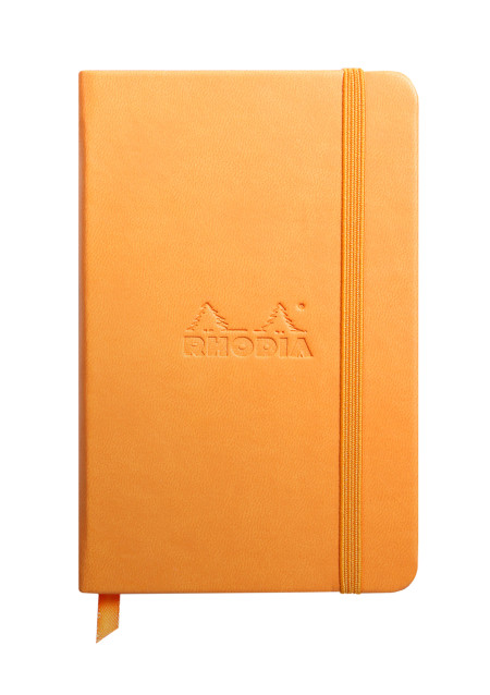 Rhodia Hardcover Notebook - Small - Orange - Plain